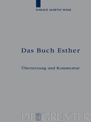 cover image of Das Buch Esther